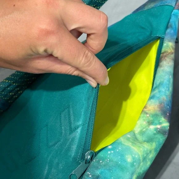 Kavu Green and Blue Backpack Bag - Picture 9 of 9